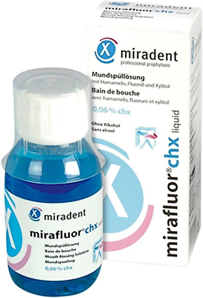 Miradent Mundspüllösung mirafluor CHX 0,06% 100 ml Lösung