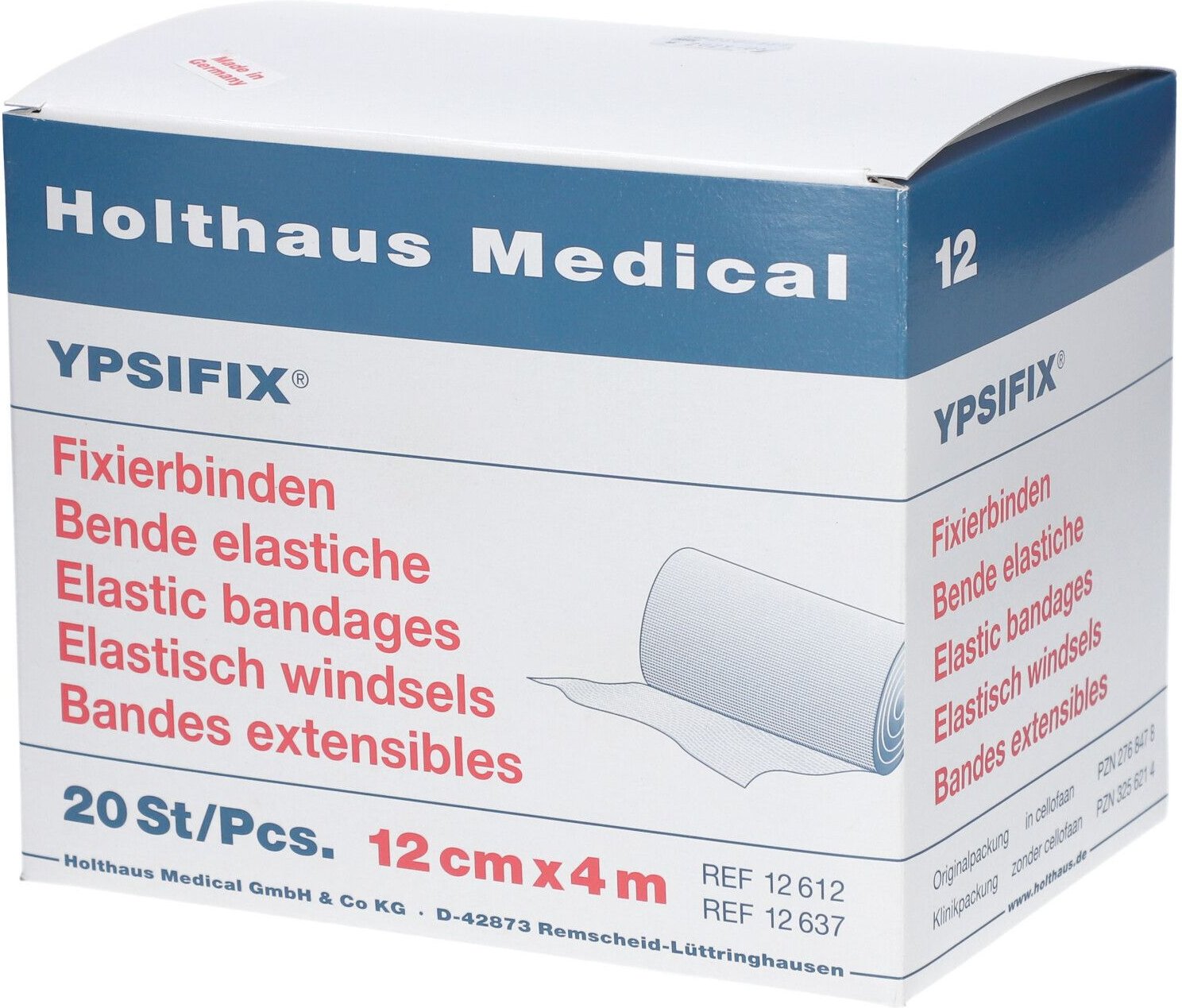 Fixierbinde Ypsifix elastisch 12 cmx4 m lose 20 St Binden