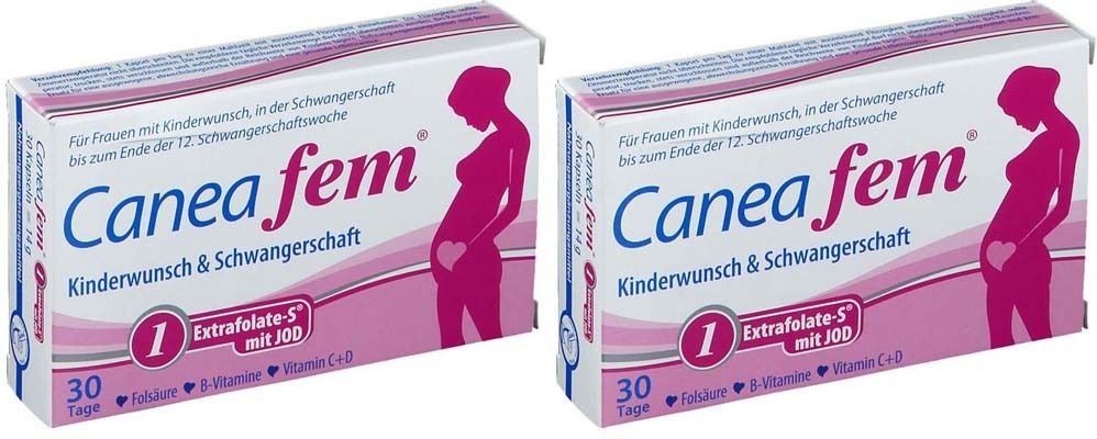 Caneafem 1 Extrafola S+Jod x2 2x30 St Kapseln
