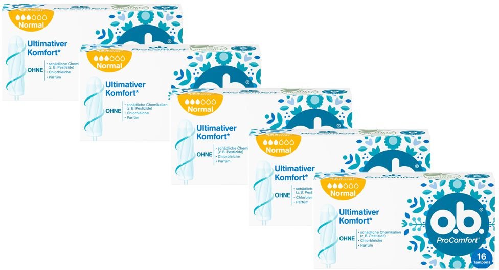 O.b. Tampons ProComfort normal 5x16 St Tampon