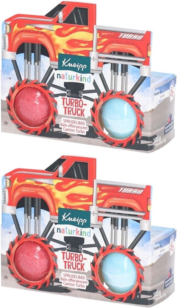 Kneipp naturkind Turbo-Truck Sprudelbad 2x 2x100 g Bad