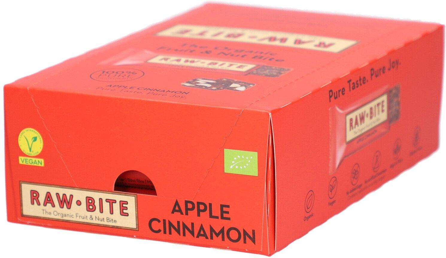 RAW Bite BIO Apple Cinnamon 12x50g 12x50 g Riegel
