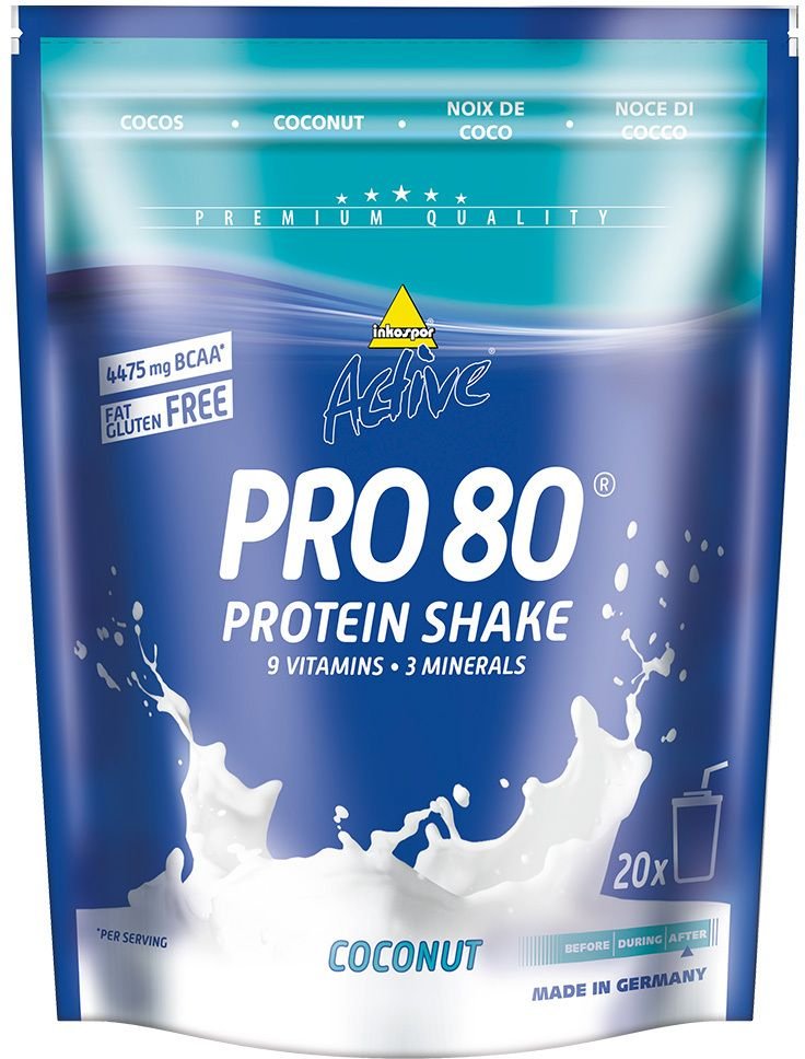 Inkospor Active Pro 80, Kokosnuss, Pulver 500 g Puder