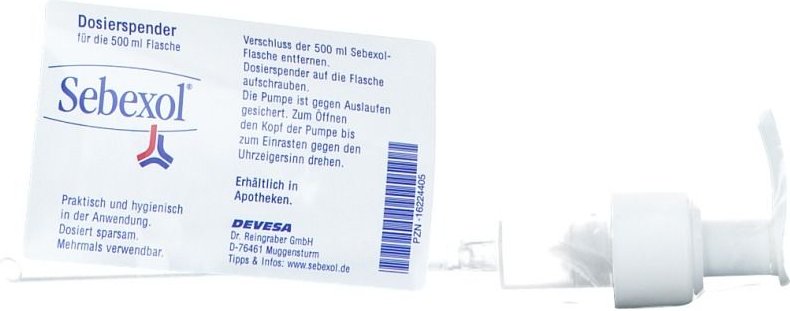Sebexol Dosierspender f.500 ml Flaschen 1 St Zubehör