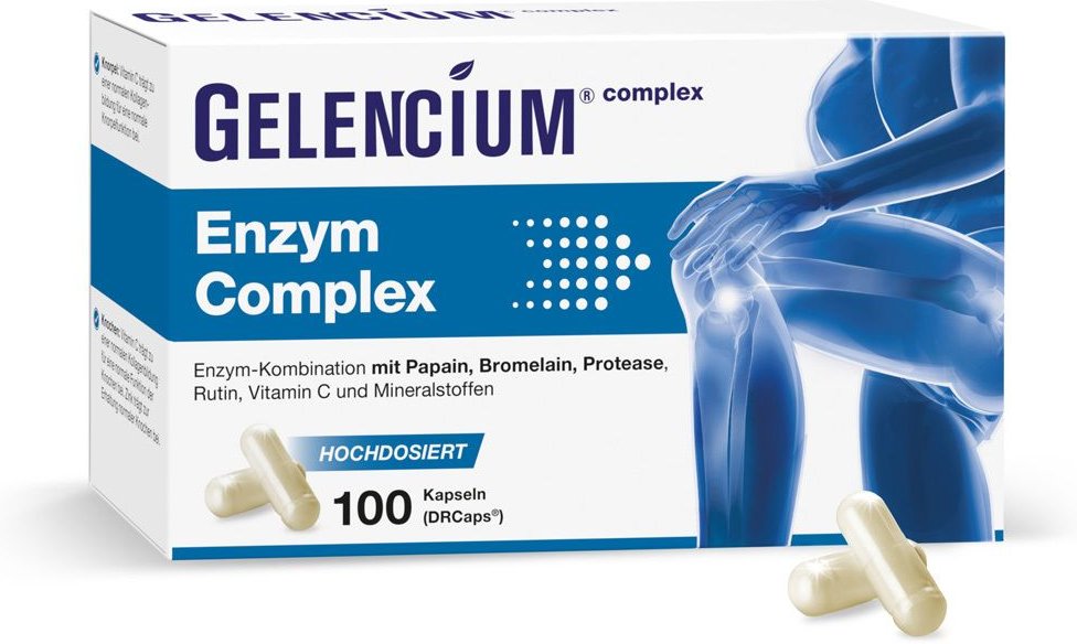 Gelencium Enzym Complex hochdos.m.Bromelain Kaps. 100 St Kapseln