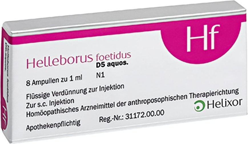 Helleborus Foetidus aquos. D 5 Ampullen 8x1 ml