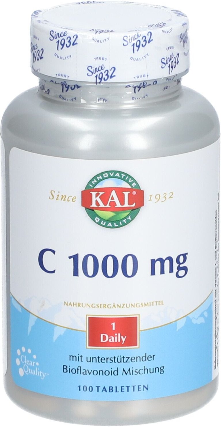 Vitamin C 1000 mg Hagebutte Tabletten 100 St