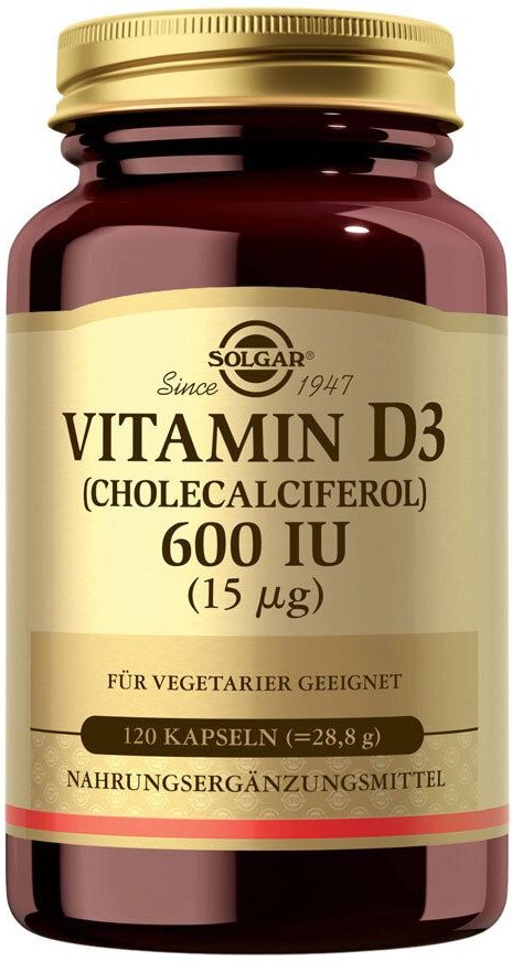Solgar Vitamin D3 600 I.e. Kapseln 120 St