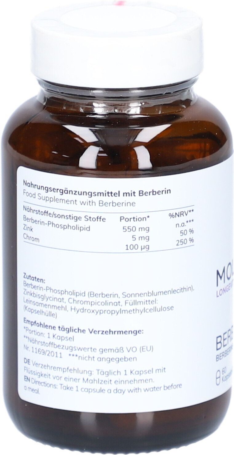 Moleqlar Berberine Mineral-Complex Kapseln
