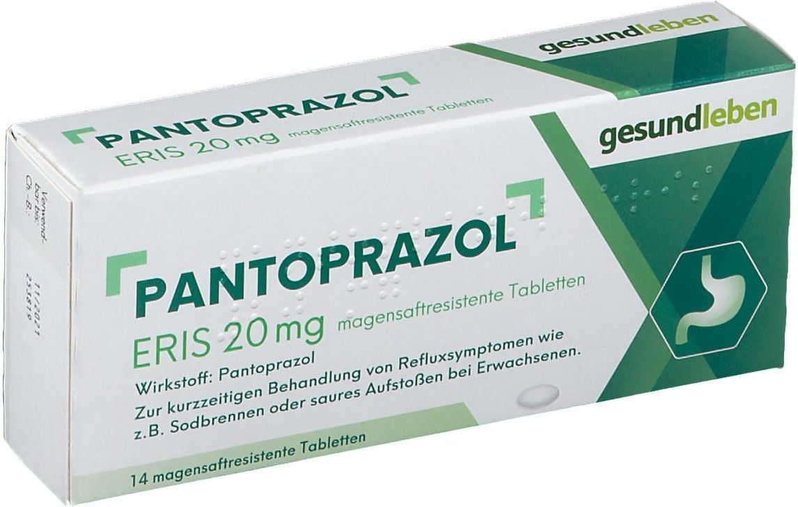 Pantoprazol Eris 20 mg magensaftresistent Tabletten