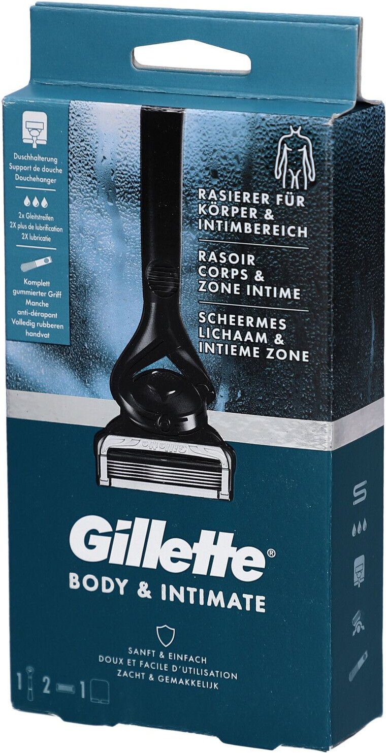 Gillette Intimate Herr Rasierapp Intimb 2 Klingen 1 St
