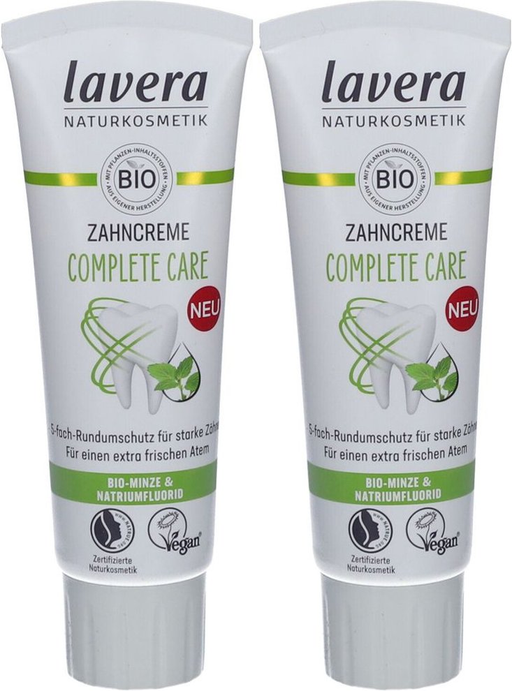 Lavera Zahncre Comple Care x2 2x75 ml Zahncreme