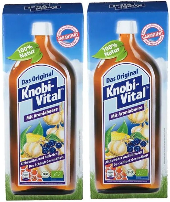 Knobivital mit Aroniabeere Bio 2x960 ml Flaschen