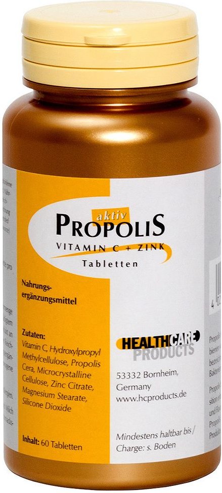 Propolis Vitamin C+Zink Tabletten 60 St