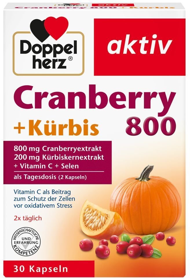 Doppelherz Cranberry+Kürbis Kapseln 30 St