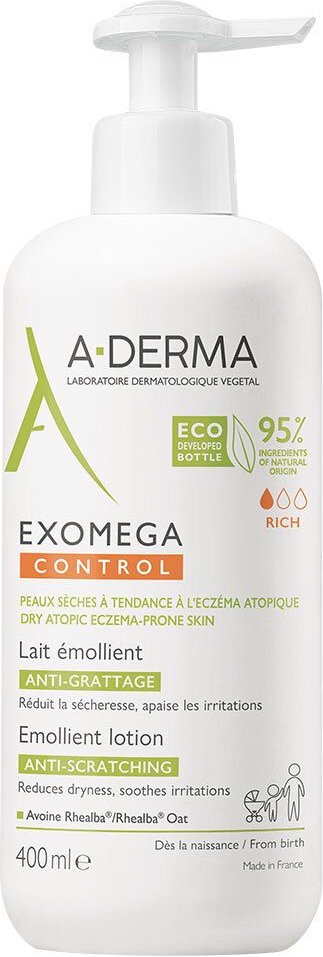 A-Derma Exomega Control Milch rückfettend 400 ml