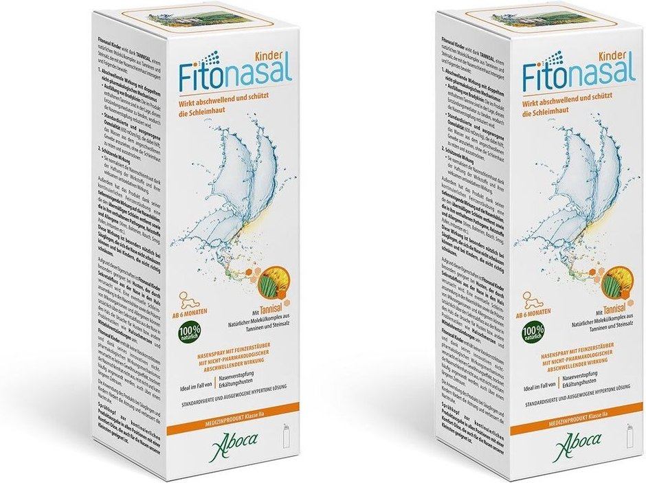 2x Fitonasal Kinder Nasenspray 2x125 ml