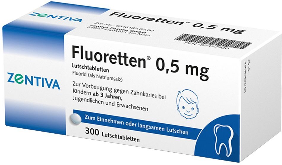 Fluoretten 0,5 mg Tabletten