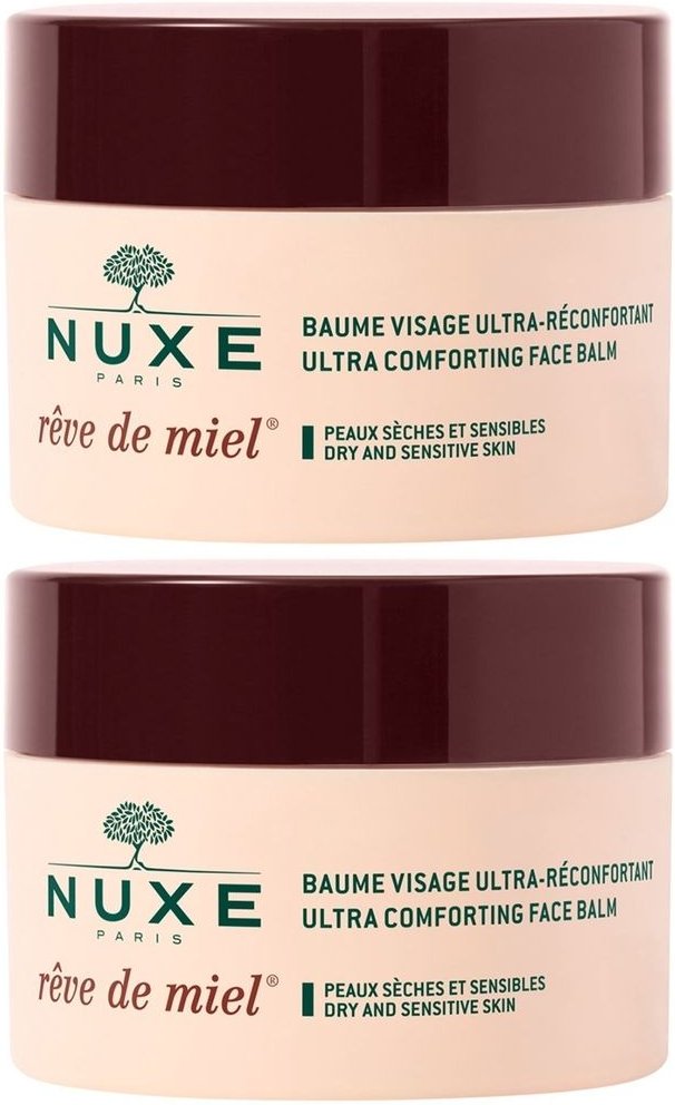Nuxe Reve de Miel beruhigender Gesichtsbalsam 2x 2x50 ml Balsam