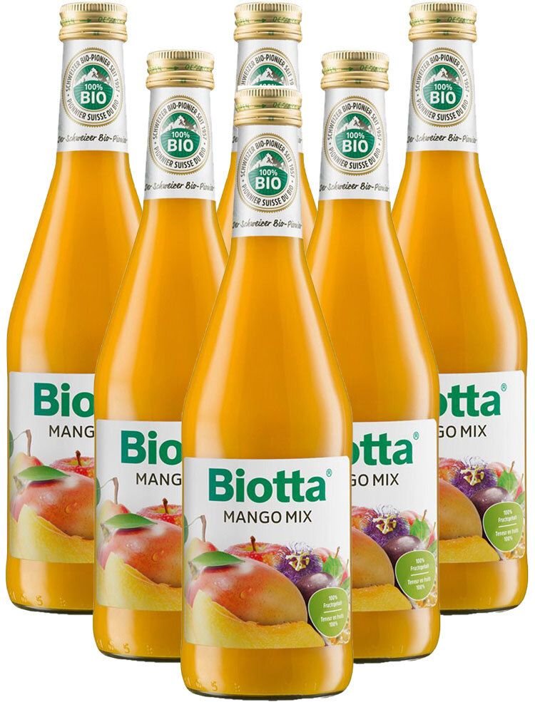 Biotta Bio Mango Mix, Saft 6x500 ml