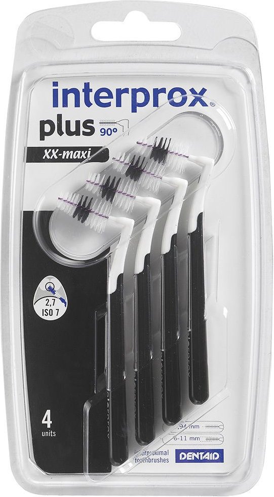 Thumbnail - Interprox plus xx-maxi schwarz Interdentalbürste 4 St Zahnbürste