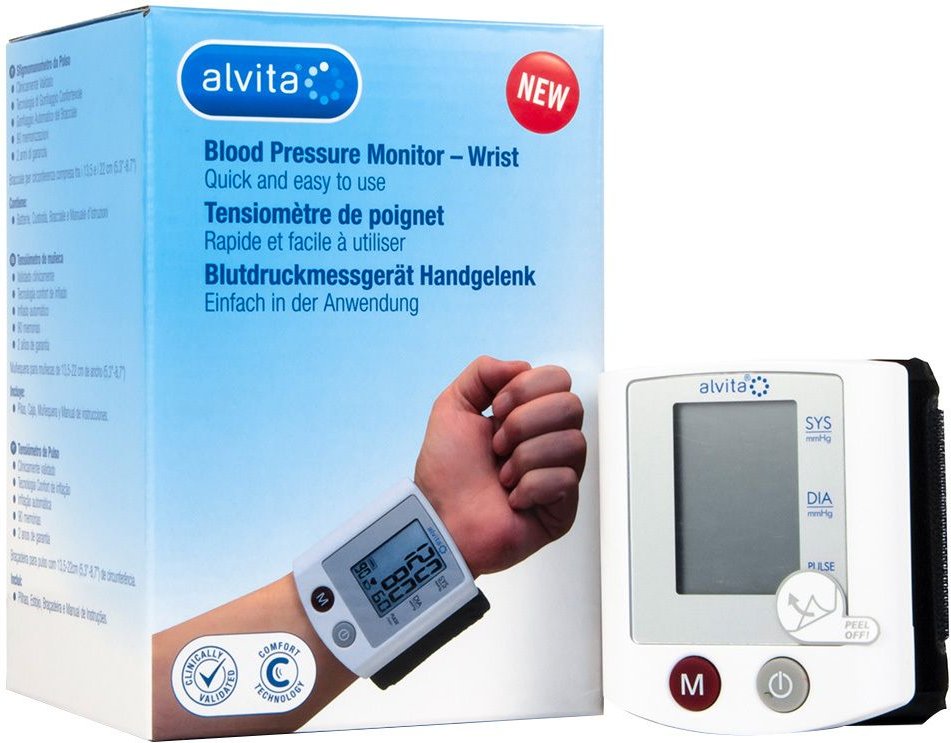 Alvita Blutdruckmessgerät Handgelenk 1 St Gerät