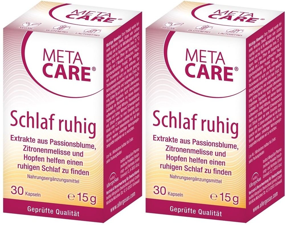 Meta-Care Schlaf ruhig Kapseln 2x 2x30 St