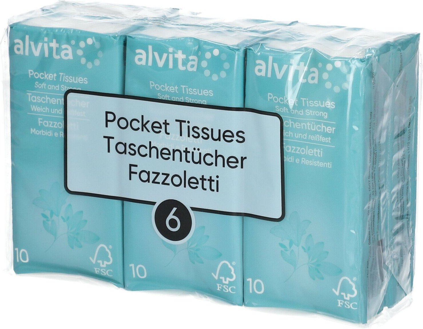 Alvita Taschentücher 6x10 St Tücher