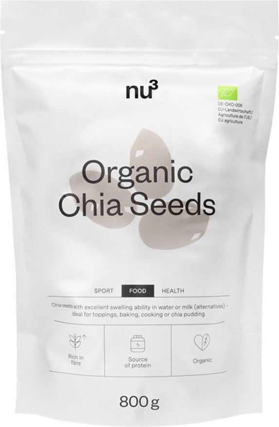 nu3 Chia Samen Bio 800 g Kerne