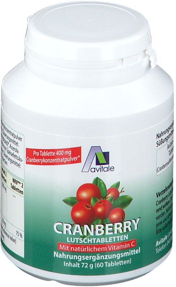 Cranberry Lutschtabletten 60 St