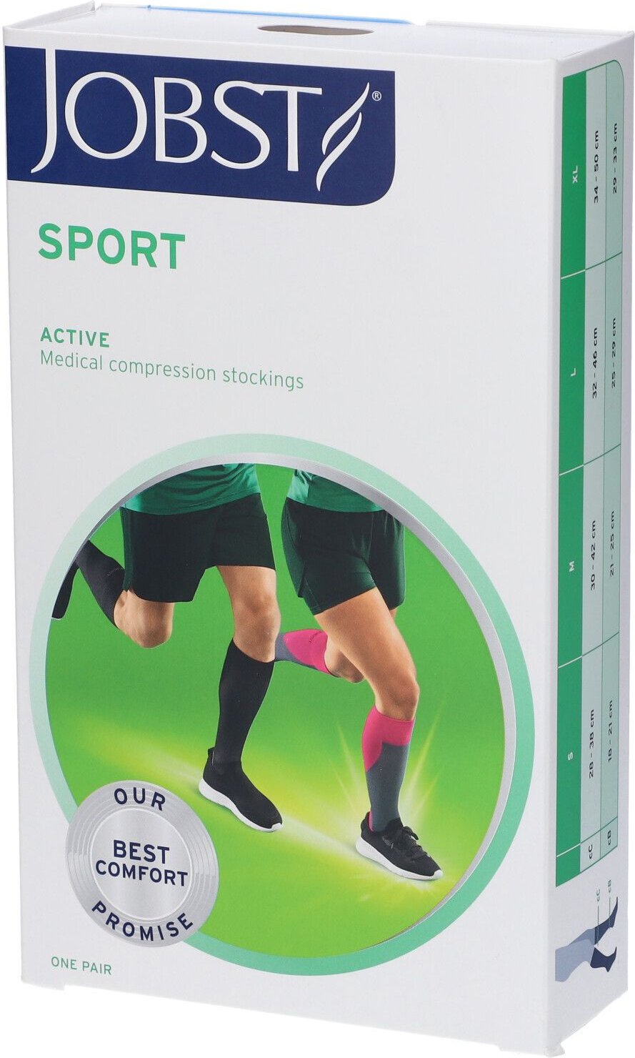 Jobst Sport 15/20 BI XL 1 St Strümpfe