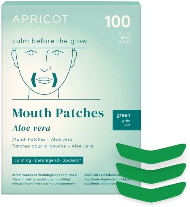 Thumbnail - Apricot Mouth Patches Aloe vera 100 St Pflaster