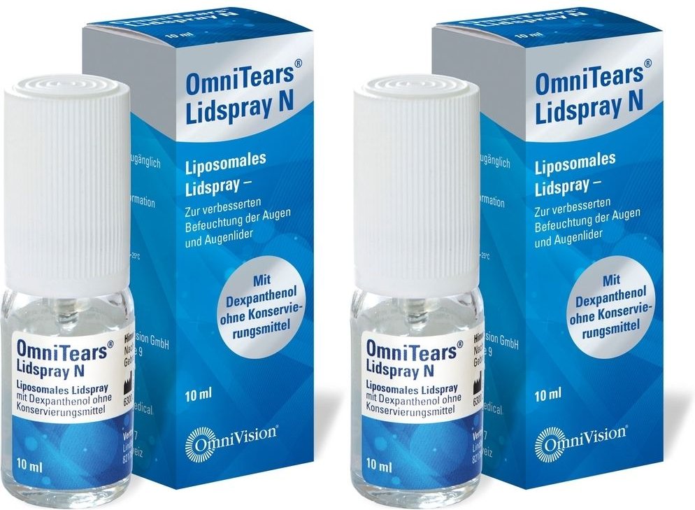 Omnitears Lidspray N x2 2x10 ml Spray