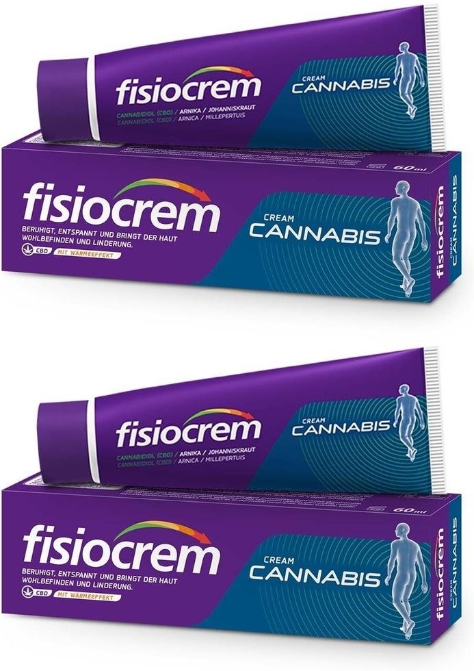Fisiocrem Cream Cannabis 2x 2x200 ml Creme