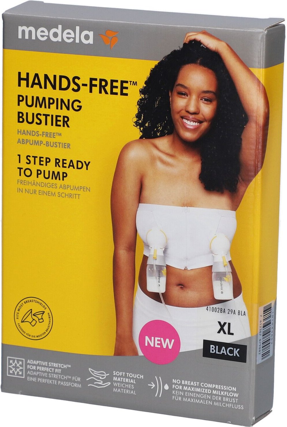 Medela hands-free pumping bustier XL schwarz 1 St Bustier