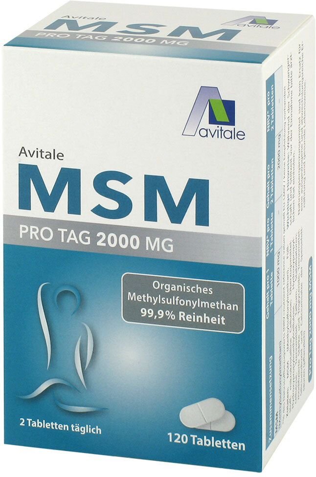 MSM 2000 mg Tabletten 120 St