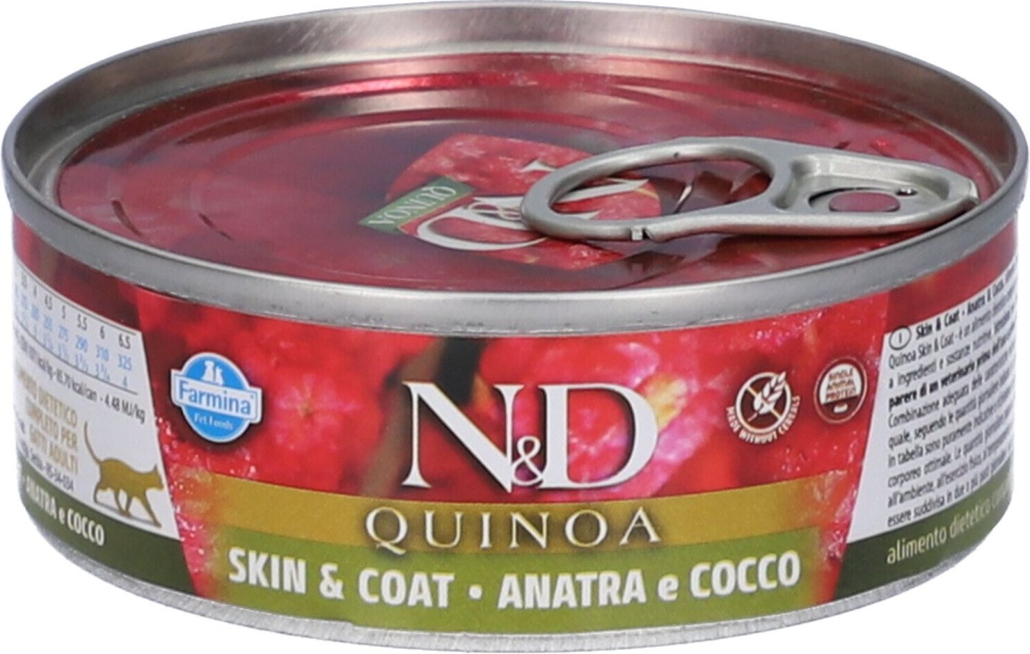 N&D CAT Quinoa S&C Duck&Coc80G 80 g Futter