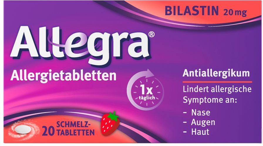 Allegra Allergietabletten Kinder 10 mg Schmelztab. 6 St Schmelztabletten