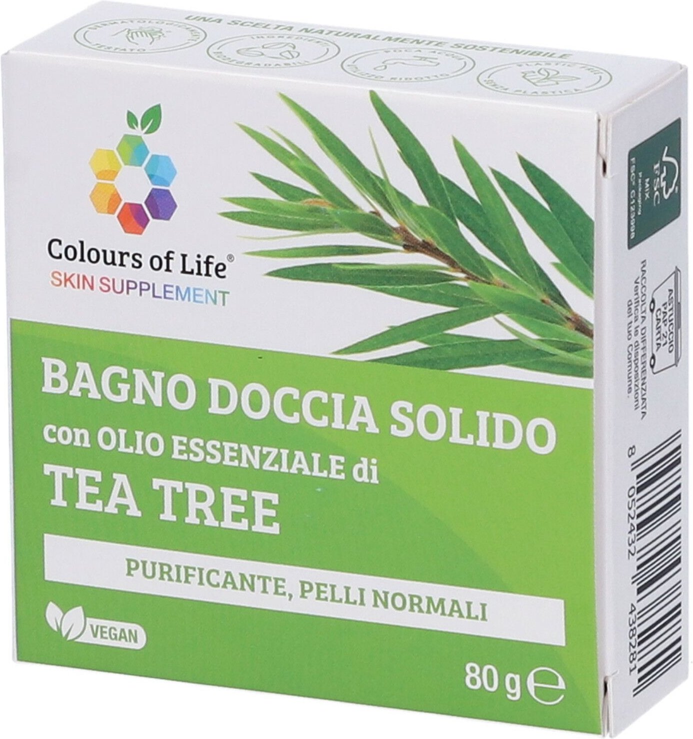 TEA Tree Bagno Docc Sol80G COL 80 g Flüssigseife