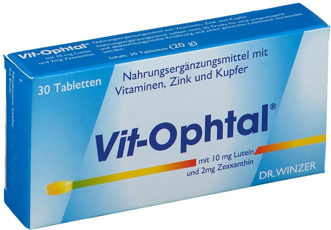 VIT Ophtal mit 10 mg Lutein Tabletten 30 St