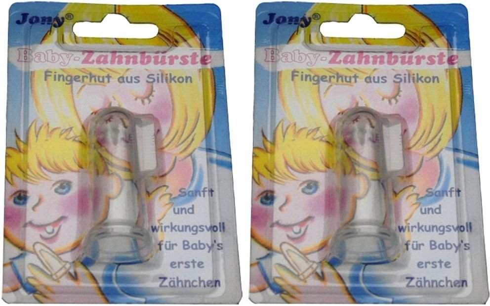 Babyzahnbürste Fingerhut 2x 2x1 St Zahnbürste