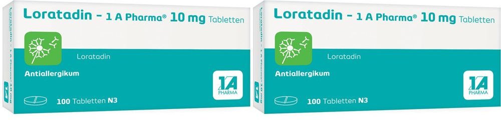 Loratadin 1A Pharma Doppelpack 2x100 St Tabletten