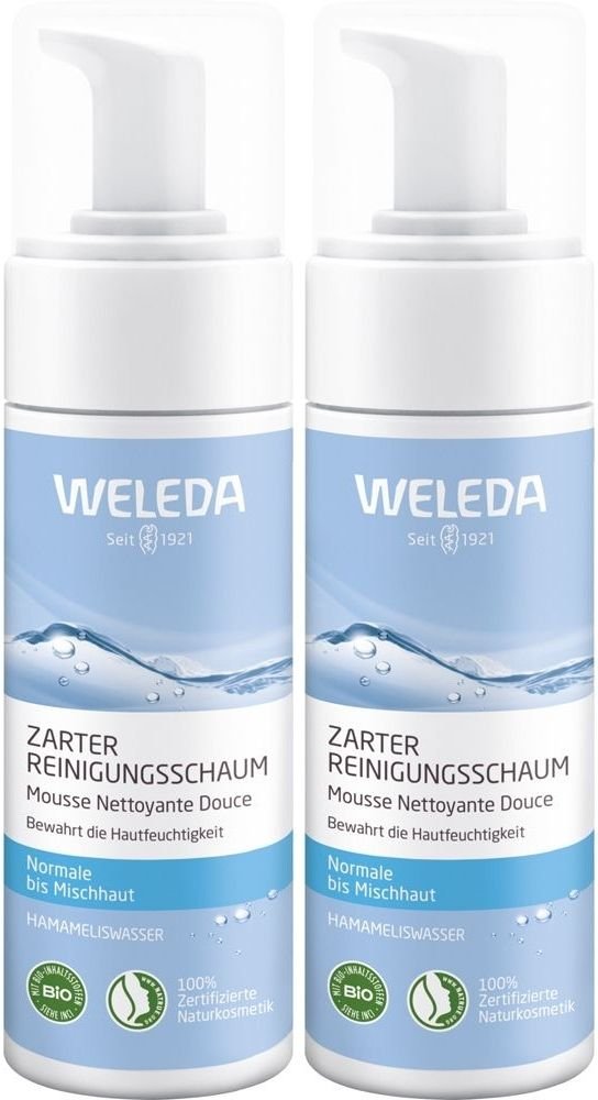 Weleda Zarter Reinigungs x2 2x150 ml Schaum