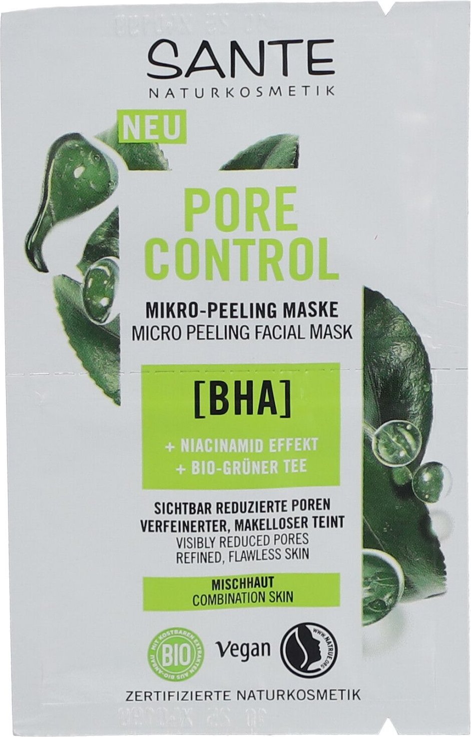 Thumbnail - Pore Control Mikro-Peeling Maske BHA & grüner Tee 8 ml Gesichtsmaske