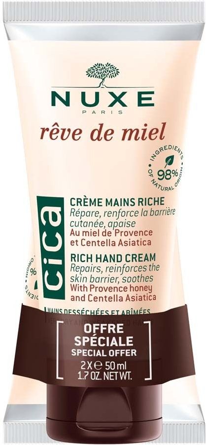 Nuxe Duo 24 Reve de Miel Cica Handcreme 1 St Kombipackung