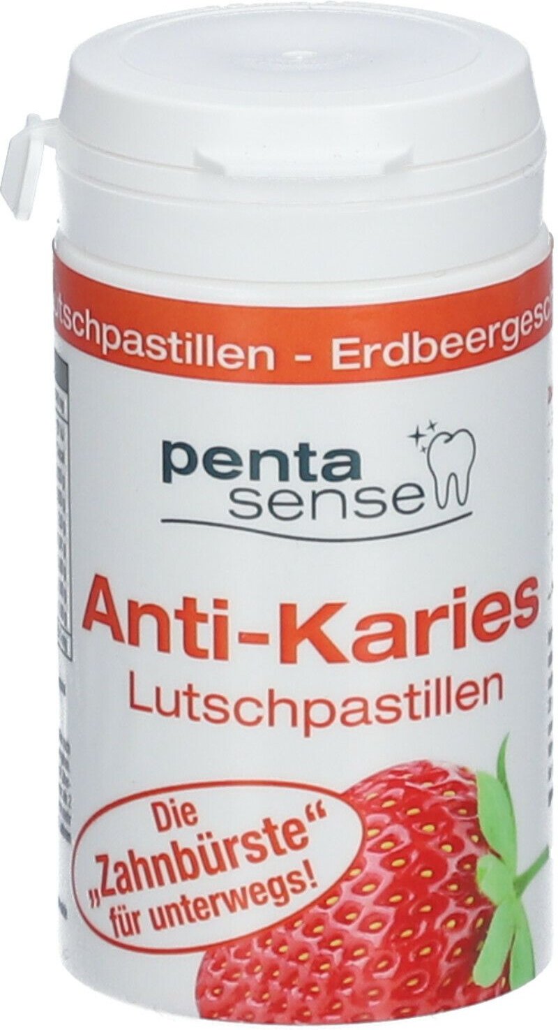 Penta-Sense Anti-Karies Lutschpastillen Erdbeere 30 St Pastillen