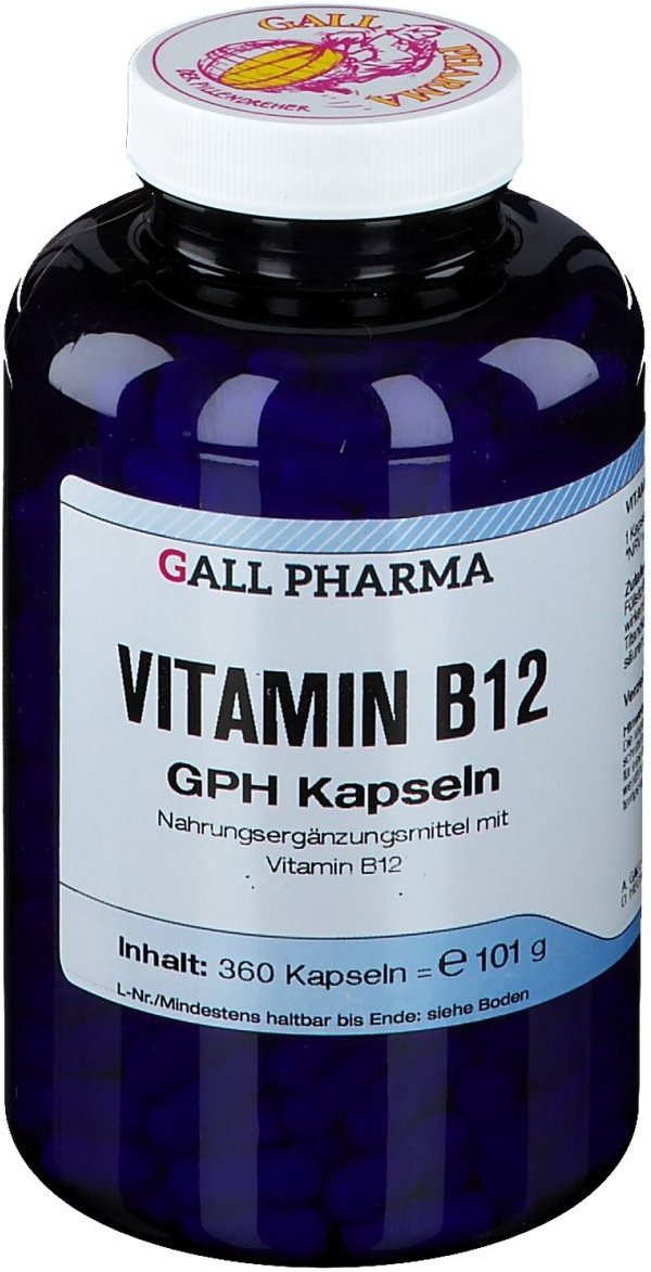 Vitamin B12 GPH 3 µg Kapseln 360 St