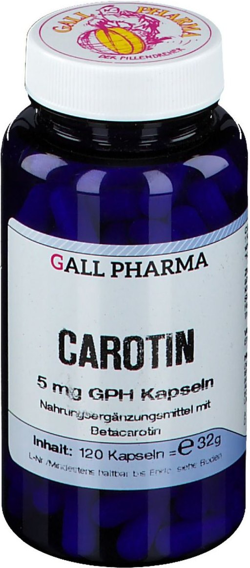 Thumbnail - Carotin 5 mg GPH Kapseln