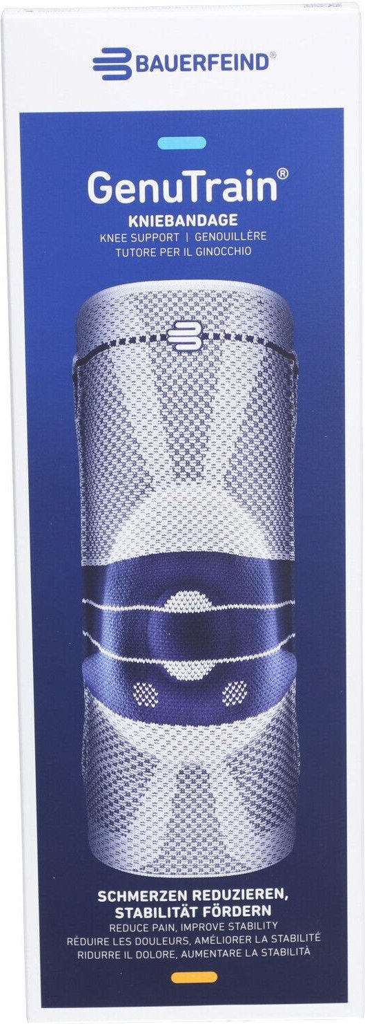 Genutrain Aktivbandage mit Silikonrand Gr3 titan 1 St Bandage(s)