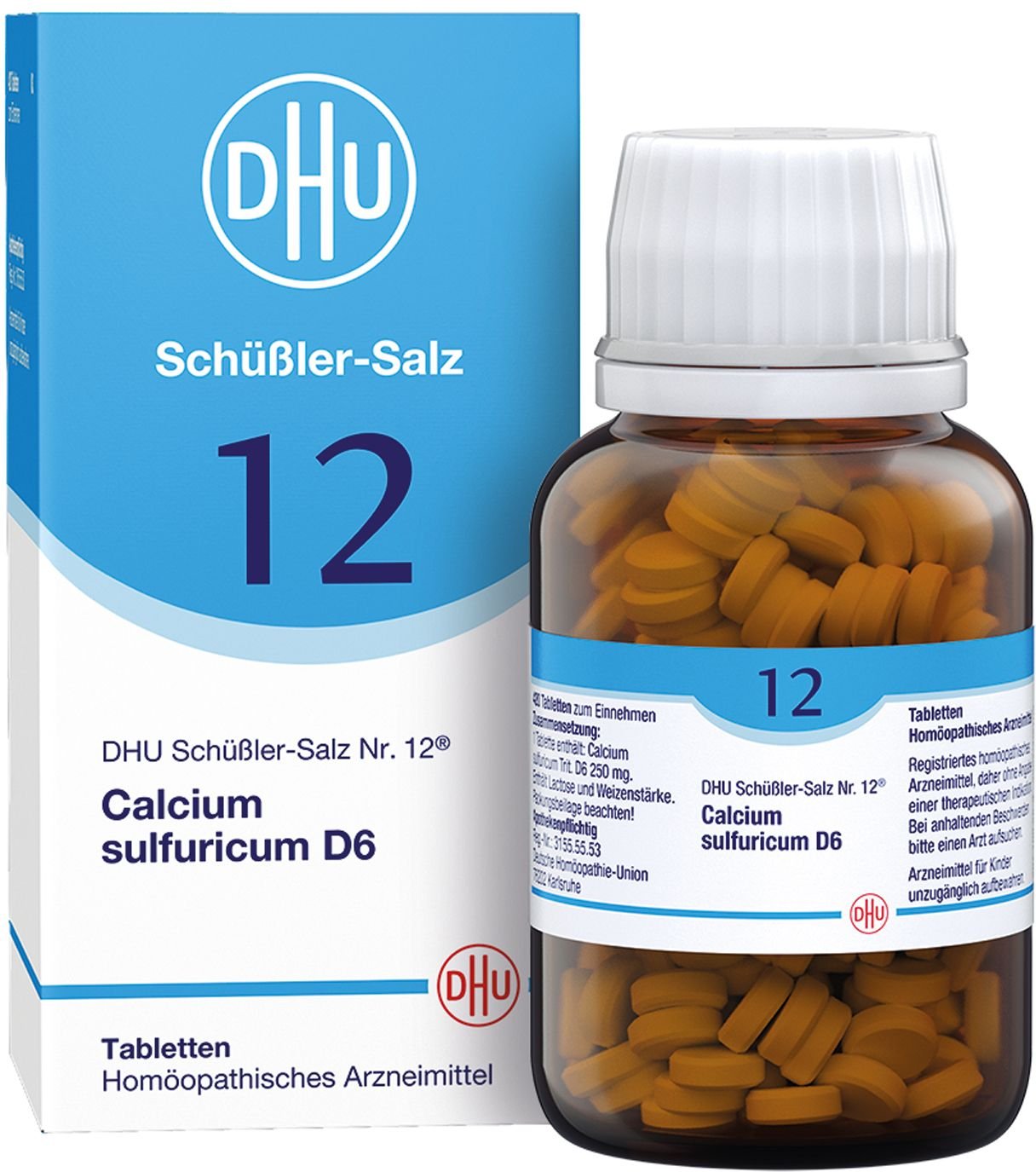 Biochemie DHU 12 Calcium sulfuricum D 6 Tabletten 420 St